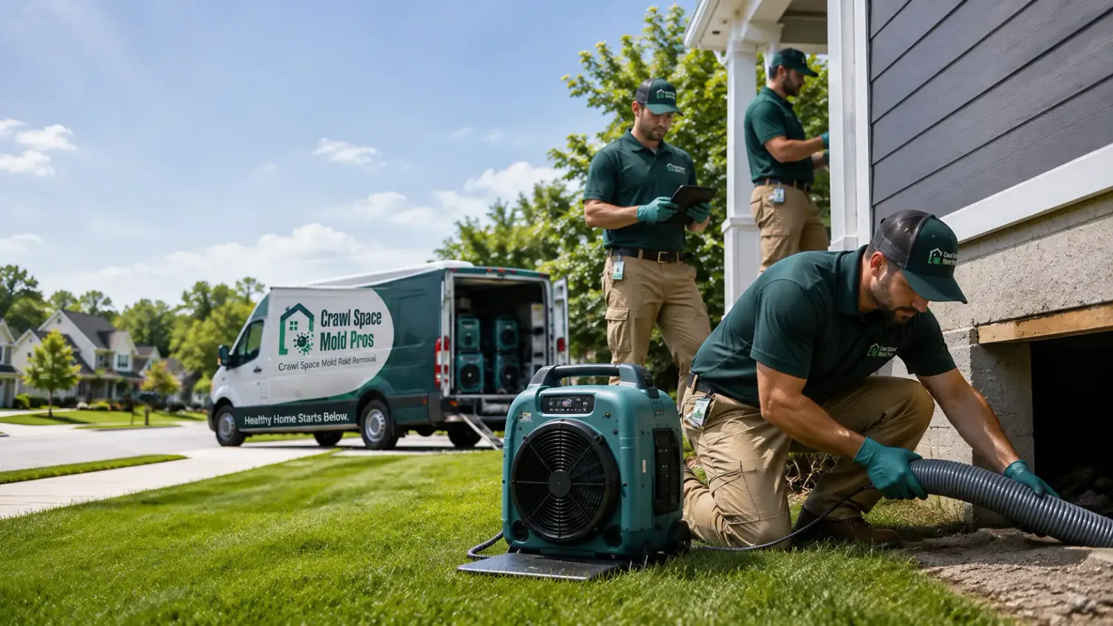 Crawl Space Mold Removal in Fresno, TX